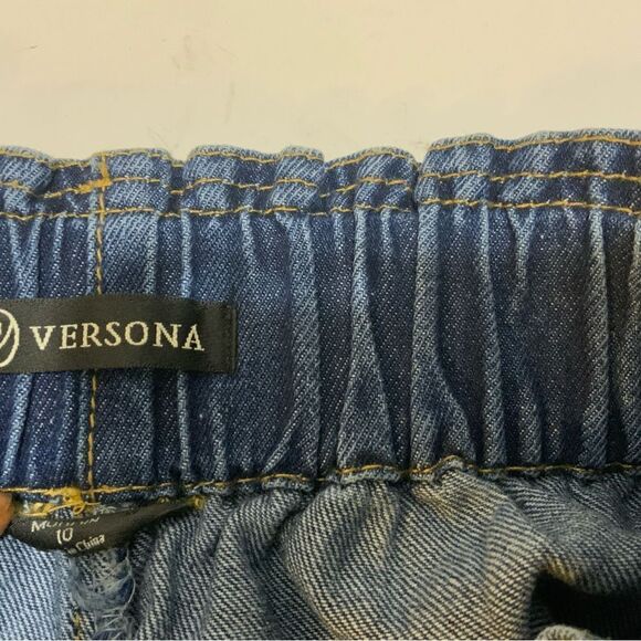 Versona Denim Jean Shorts Size 10 Blue - Picture 4 of 7